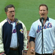 Illustration for article titled Cool Dads Stephen Colbert And Patrick Wilson Deliver Surprisingly Earnest National Anthem Performance